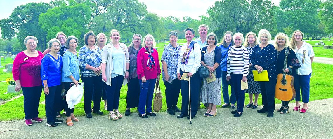 Moon-McGehee Chapter of the Daughters of the Republic of Texas honors a longtime member in medallion ceremony