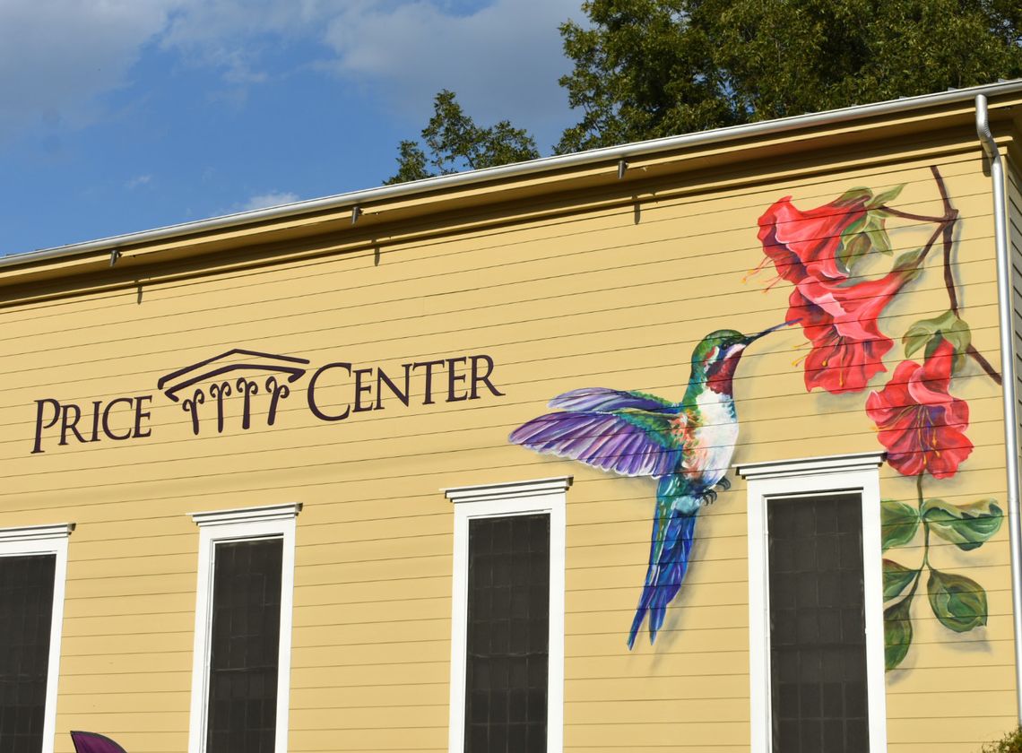 New Price Center mural takes flight New Price Center mural takes flight