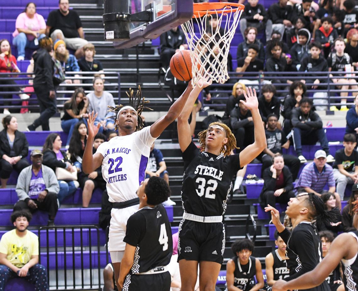 No. 9 San Marcos continues winning ways, routs Cibolo Steele, 76-46 