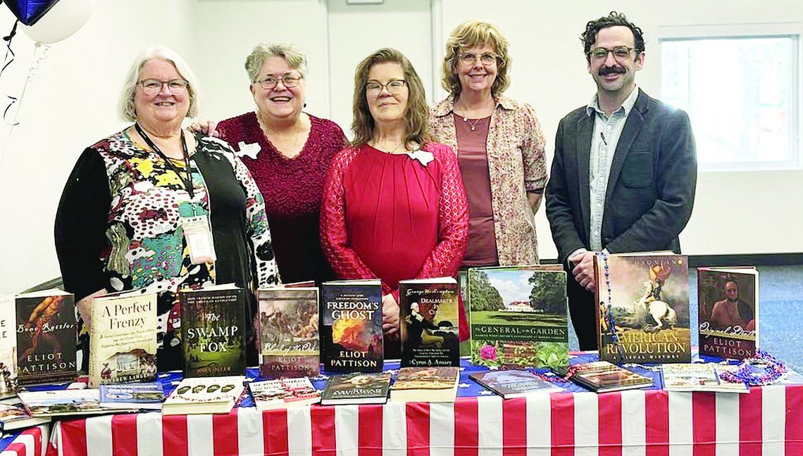 NSDAR Captain Thomas Moore Chapter donates books to library