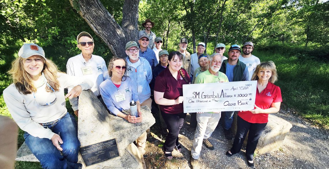 Ozona Bank donates to Greenbelt Alliance to help wildflowers