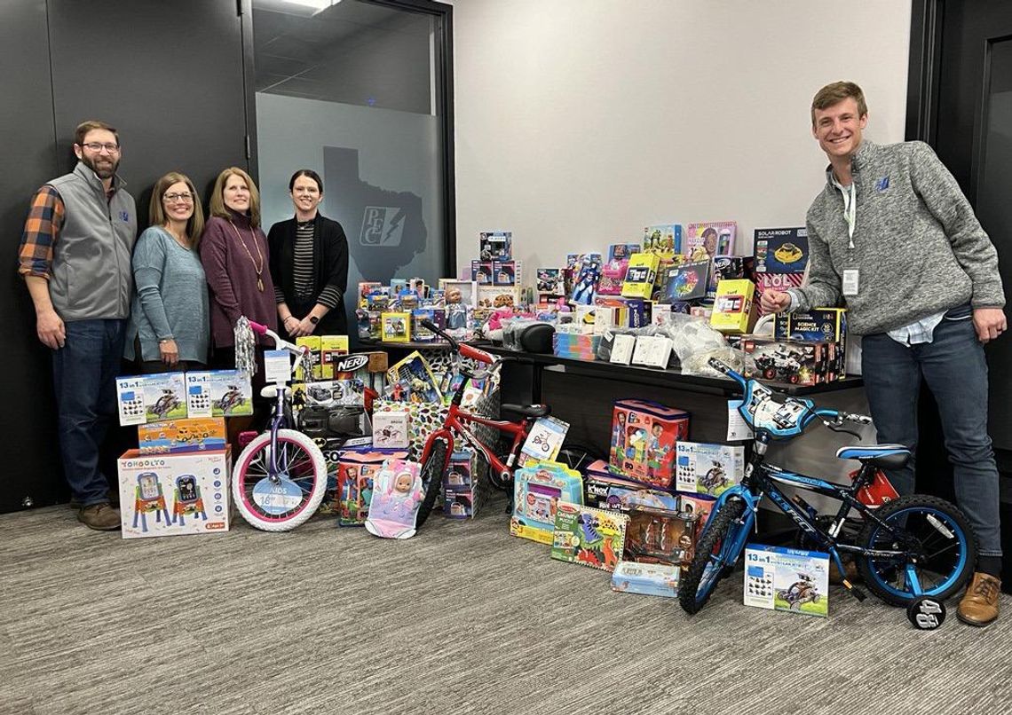 PEC employees donate over 750 toys to local children