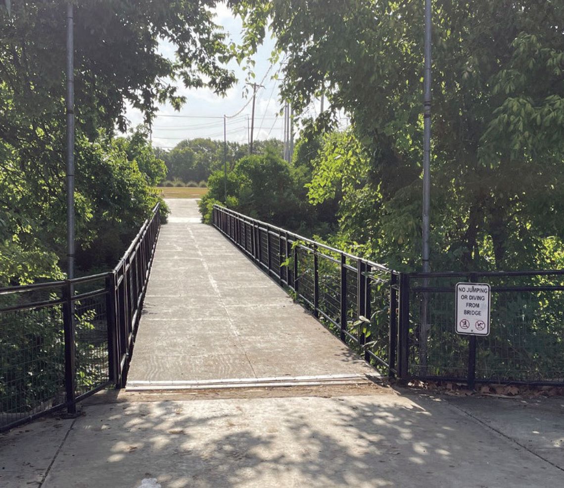 Pedestrian bridge in City Park temporarily closing