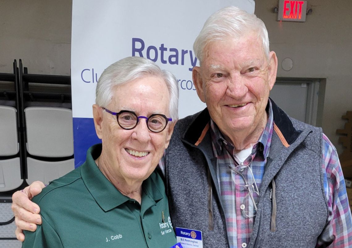 Pennington honored for 65 years in Rotary Club