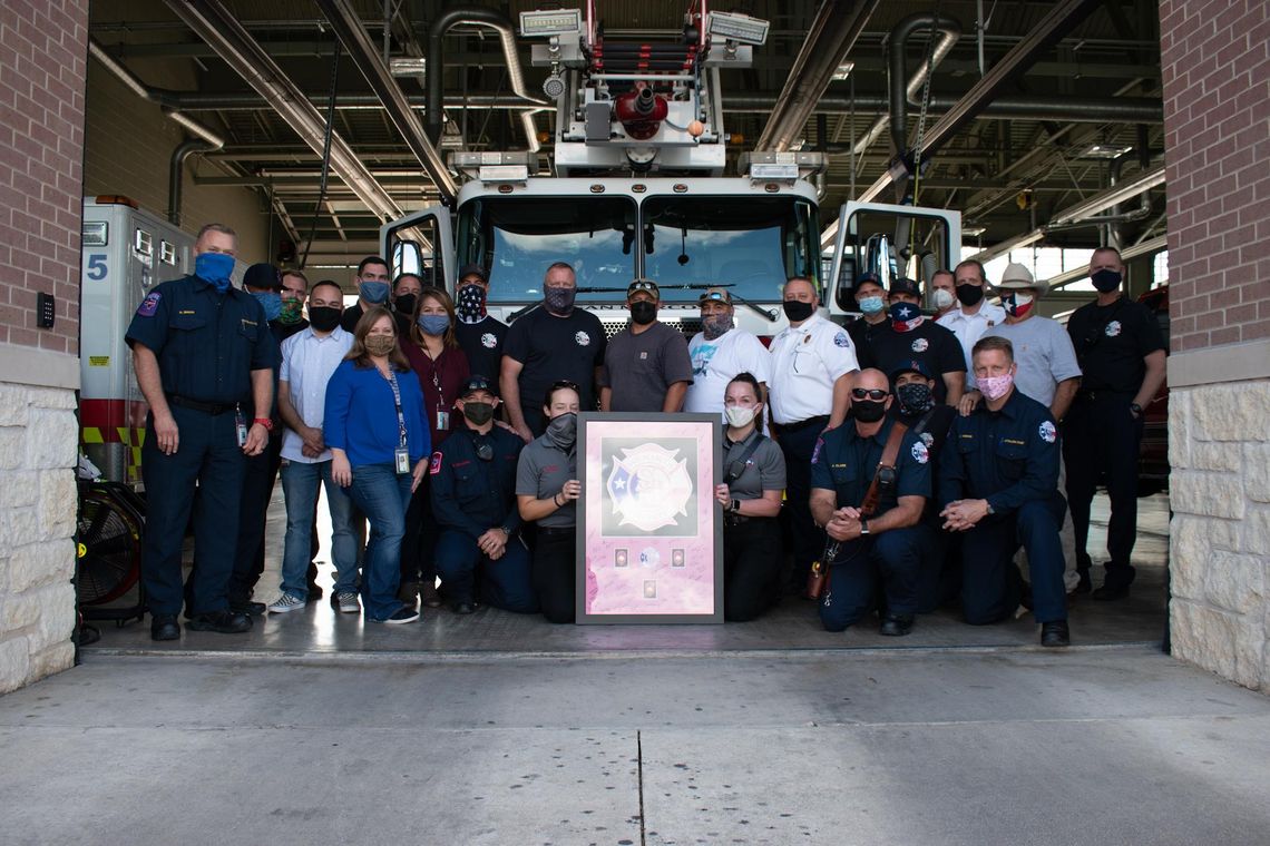 POSITIVELY PINK: SMFD presents funds raised during Breast Cancer Awareness Month POSITIVELY PINK: SMFD presents funds raised during Breast Cancer Awareness Month