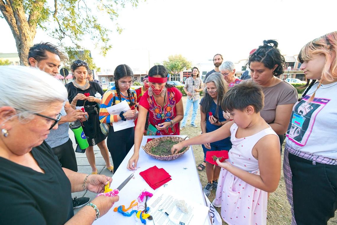 PRAYING FOR A CAUSE: Prayer rally takes place for Indigenous Cultures Center
