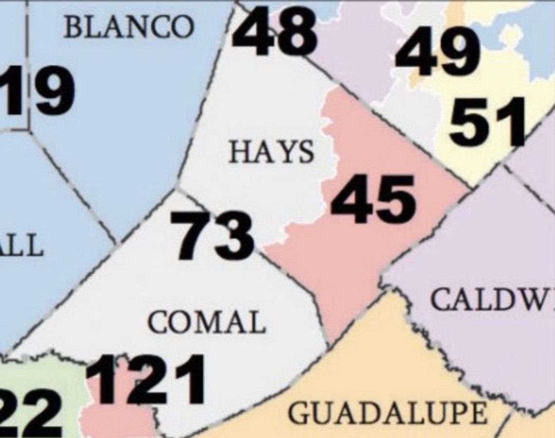 Proposed Texas House map splits Hays County, draws Zwiener out of District 45 Proposed Texas House map splits Hays County, draws Zwiener out of District 45
