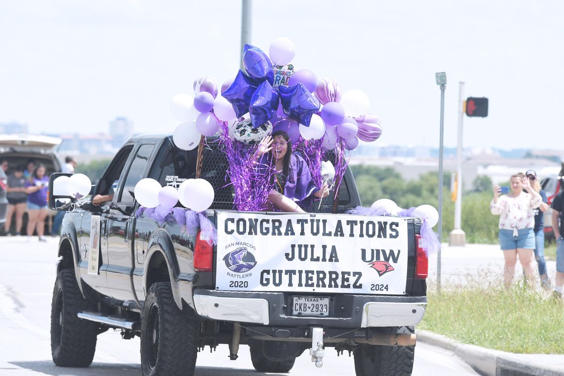 Rattlers' student-athletes take part in parade