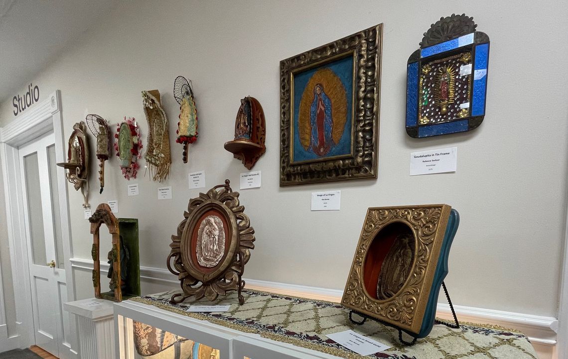 Reflections on La Virgen now on display in Price Center Upper Gallery