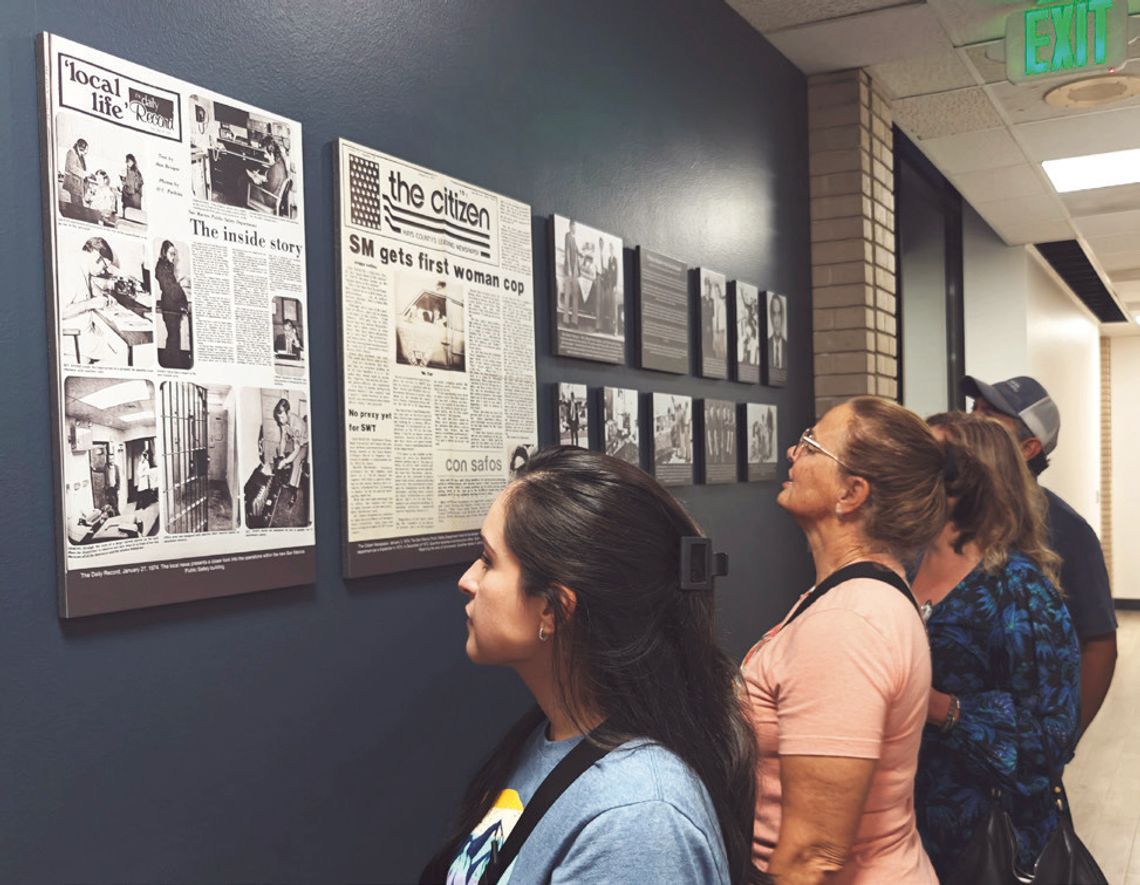 Retired officer chronicles SMPD’s history through photo wall