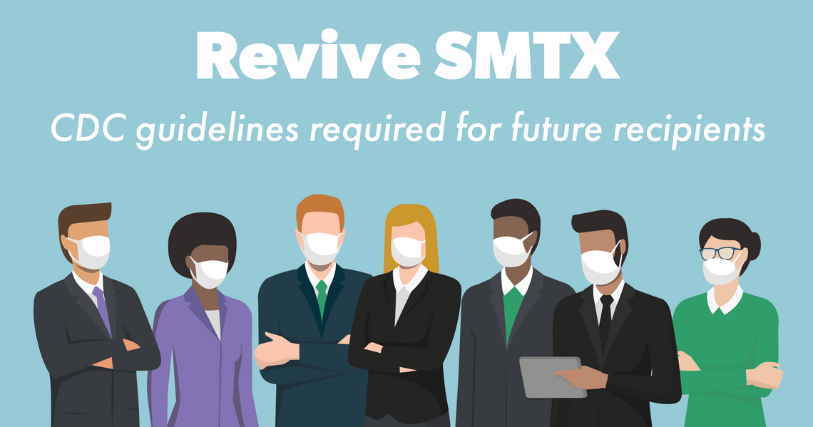 Revive SMTX funding to require masks