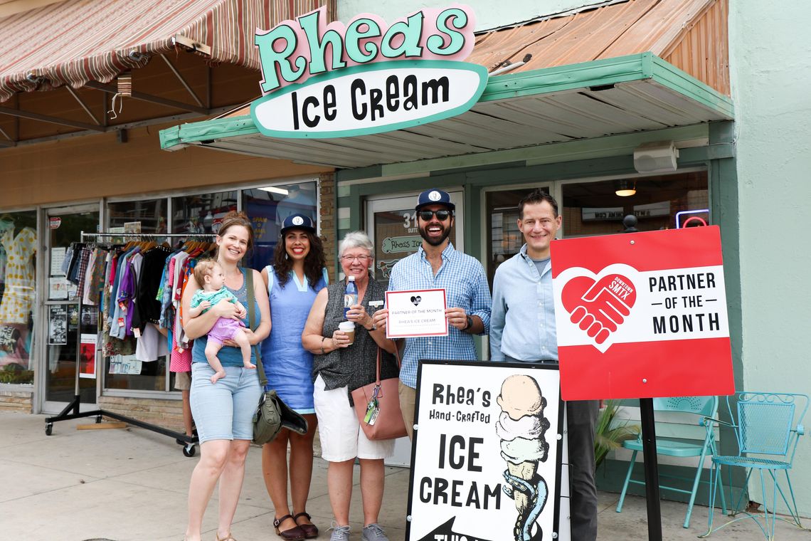 Rhea’s Ice Cream wins Partner of the Month Award