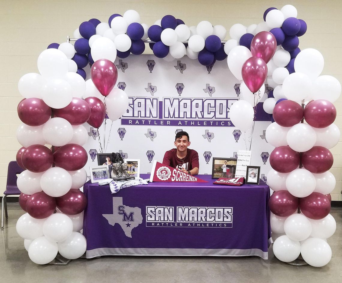 Ricky Rocha signs letter of intent, ready to wrestle for Schreiner