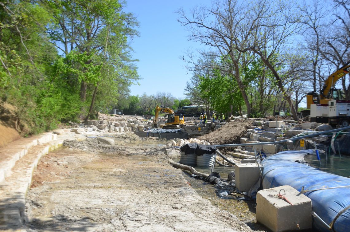 Rio Vista Falls maintenance project continues with completion expected in mid May Rio Vista Falls maintenance project continues with completion expected in mid May
