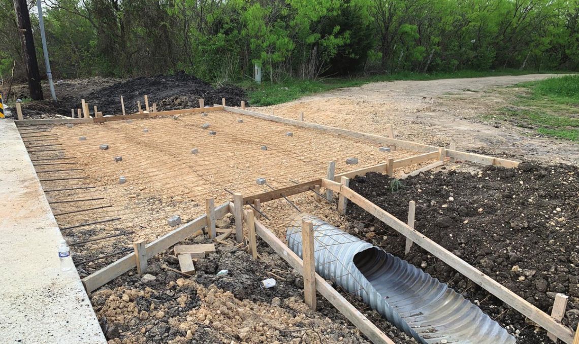 Road reconstruction completed under GLO Grant Road reconstruction completed under GLO Grant