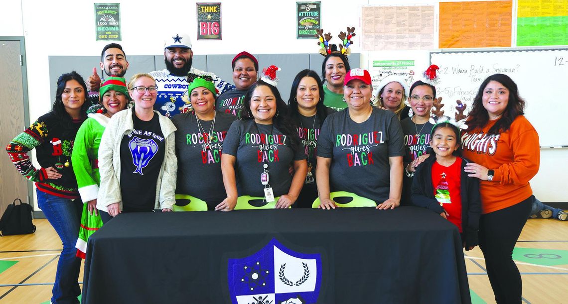 Rodriguez Elementary Gives Back to 22 local families