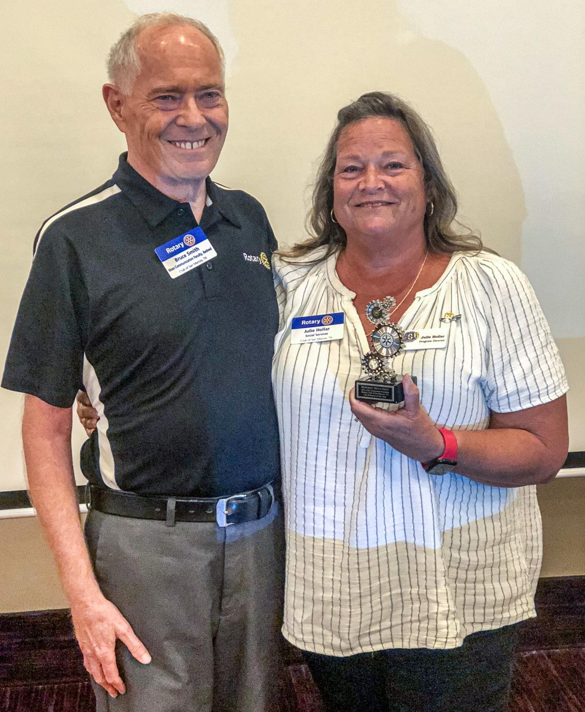 Rotary Club of San Marcos names Smith as Rotarian of the Year