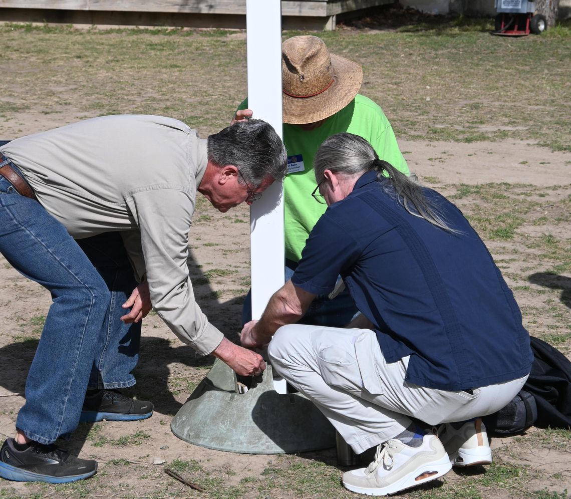 Rotary purchases peace pole for San Marcos Springs