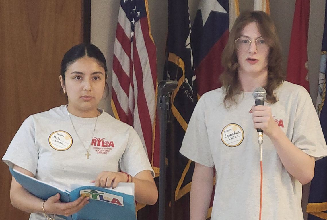 Rotary Youth recount Leadership meeting