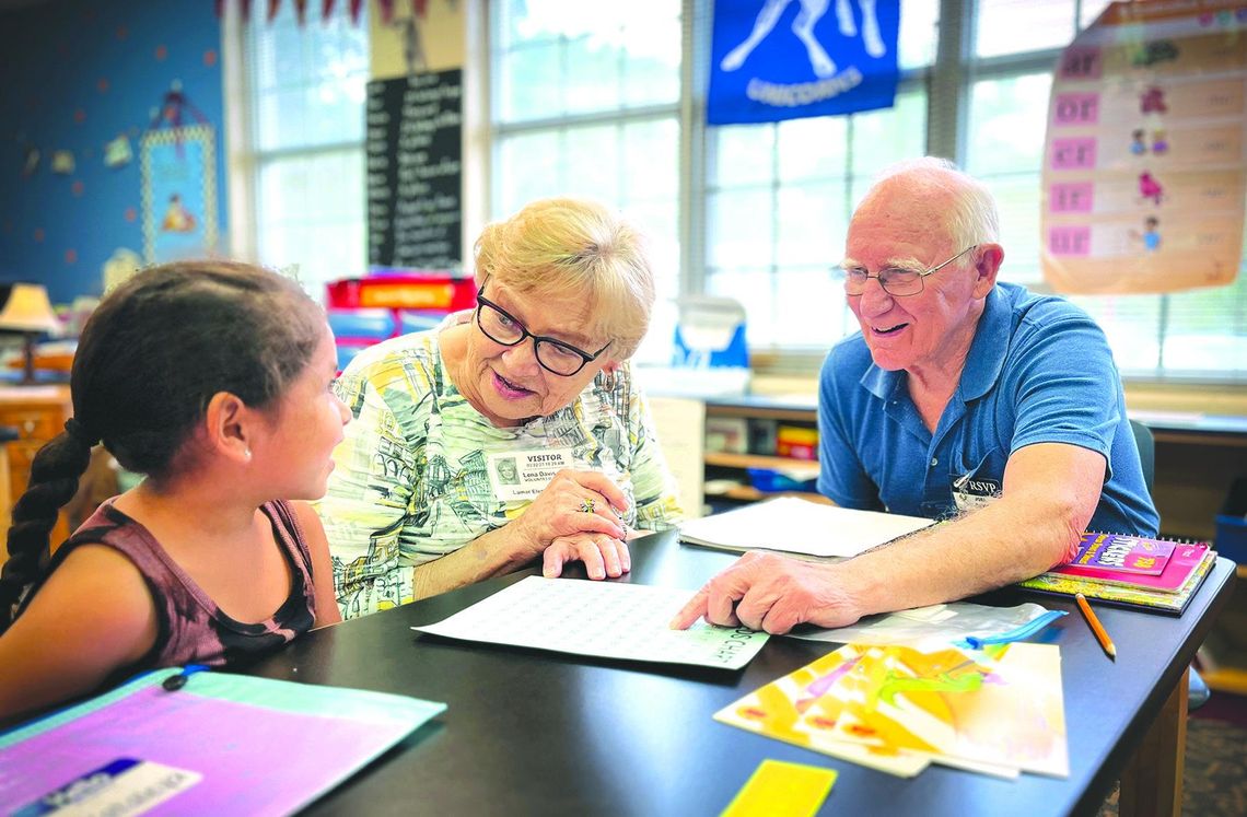 RSVP pairs seniors, students to give the gift of reading