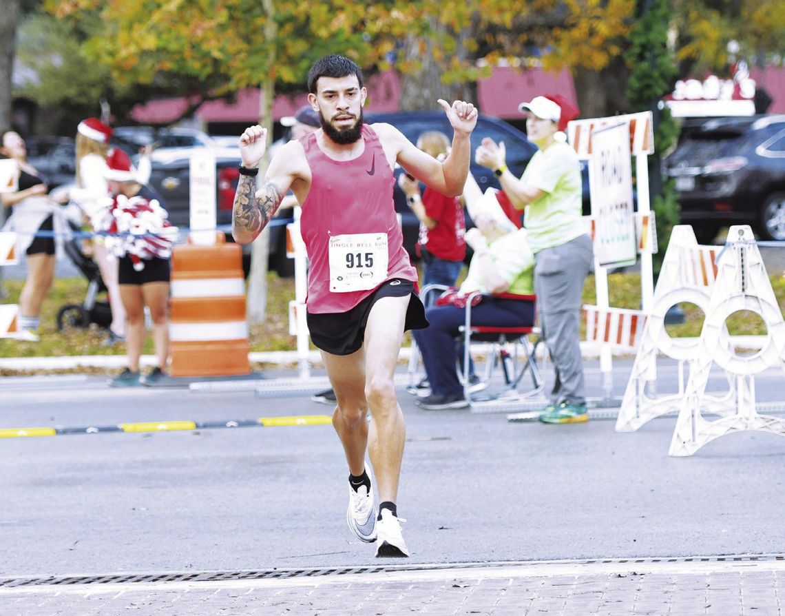 Runners compete at annual Santa’s Jingle Bell Run 5K