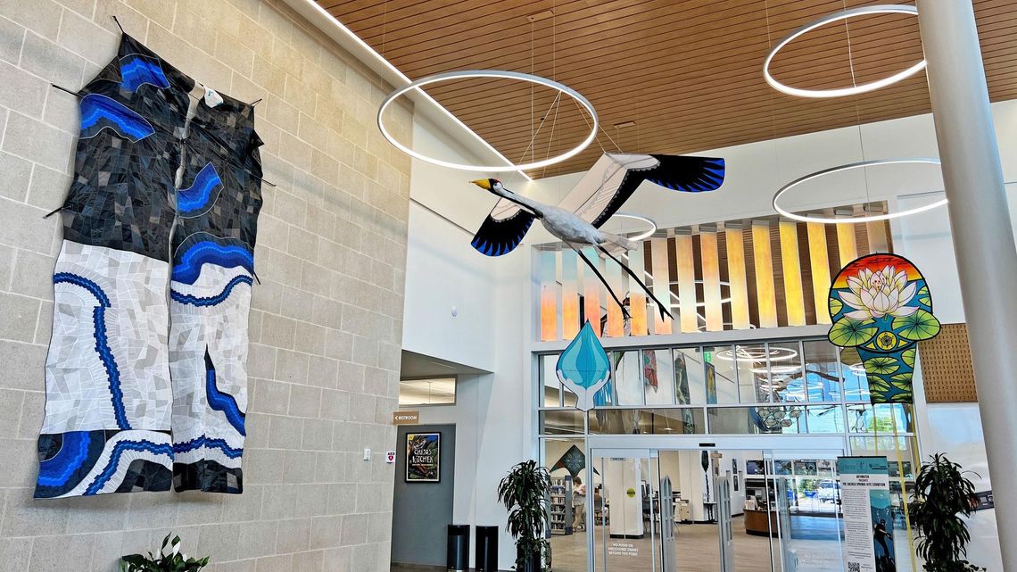 Sacred Springs Kite Exhibition comes to the library