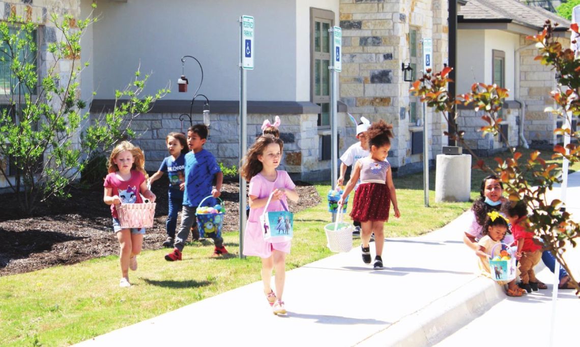 Sage Springs hosts Easter egg hunt for Mendez kindergartners