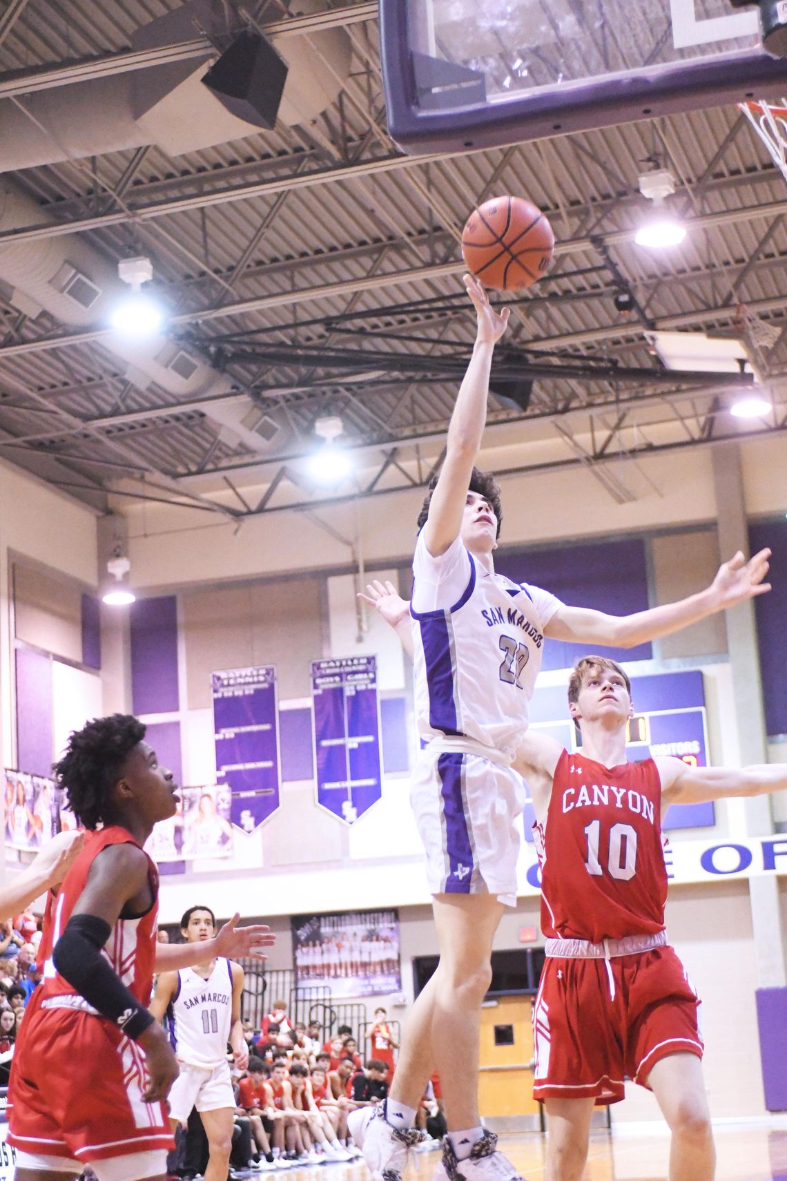 San Marcos defeats Canyon 65-58 on Senior Night