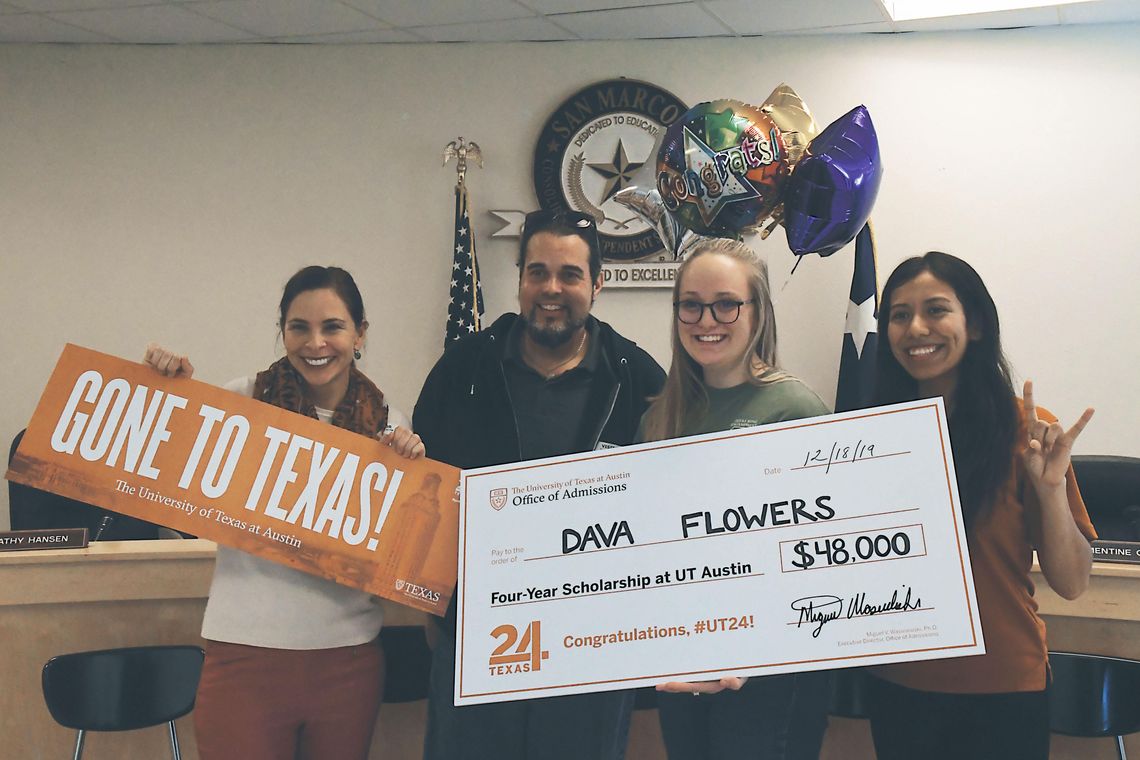 San Marcos High School student receives $48,000 scholarship from UT Austin 