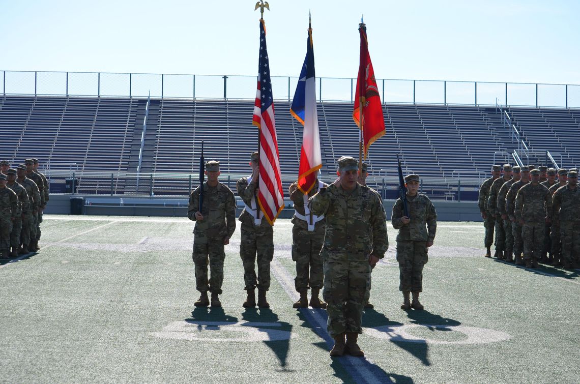 San Marcos hosts Texas National Guard Deployment Ceremony 