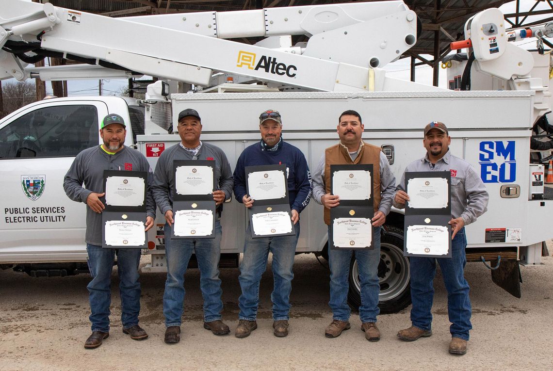 San Marcos Linemen complete four-year certification