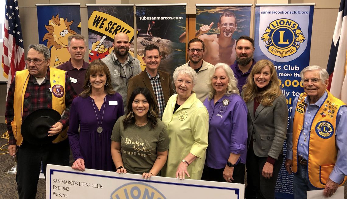 San Marcos Lions Club donates $25,000 to local organizations