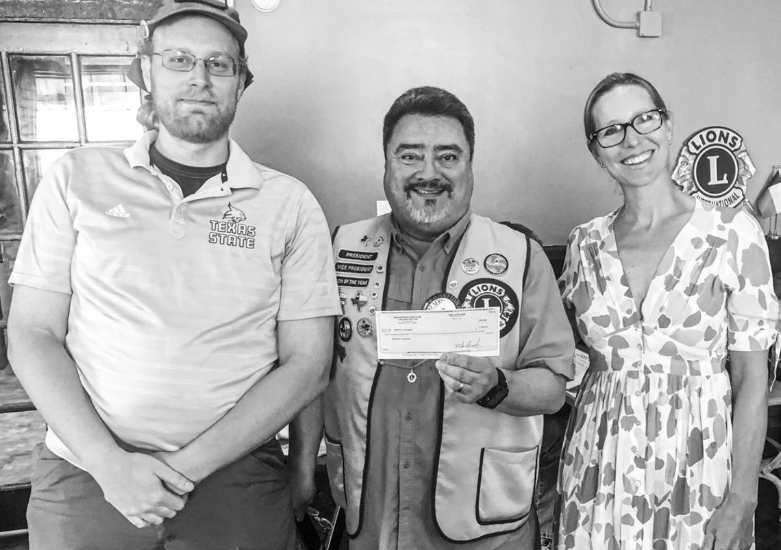 San Marcos Lions Club gives to River Foundation, Project Healing Waters San Marcos Lions Club gives to River Foundation, Project Healing Waters