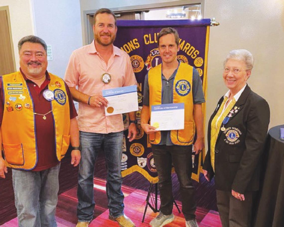 San Marcos Lions Club provides funds, welcomes district governor San Marcos Lions Club provides funds, welcomes district governor