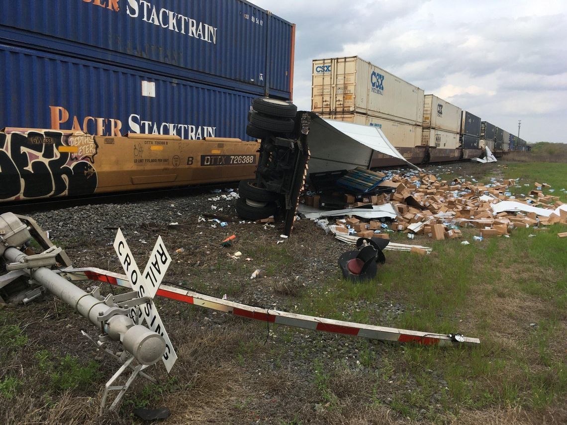 San Marcos police respond to train wreck 