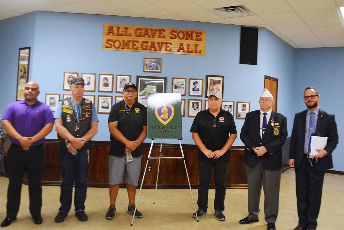 San Marcos welcomes Purple Heart City designation San Marcos welcomes Purple Heart City designation