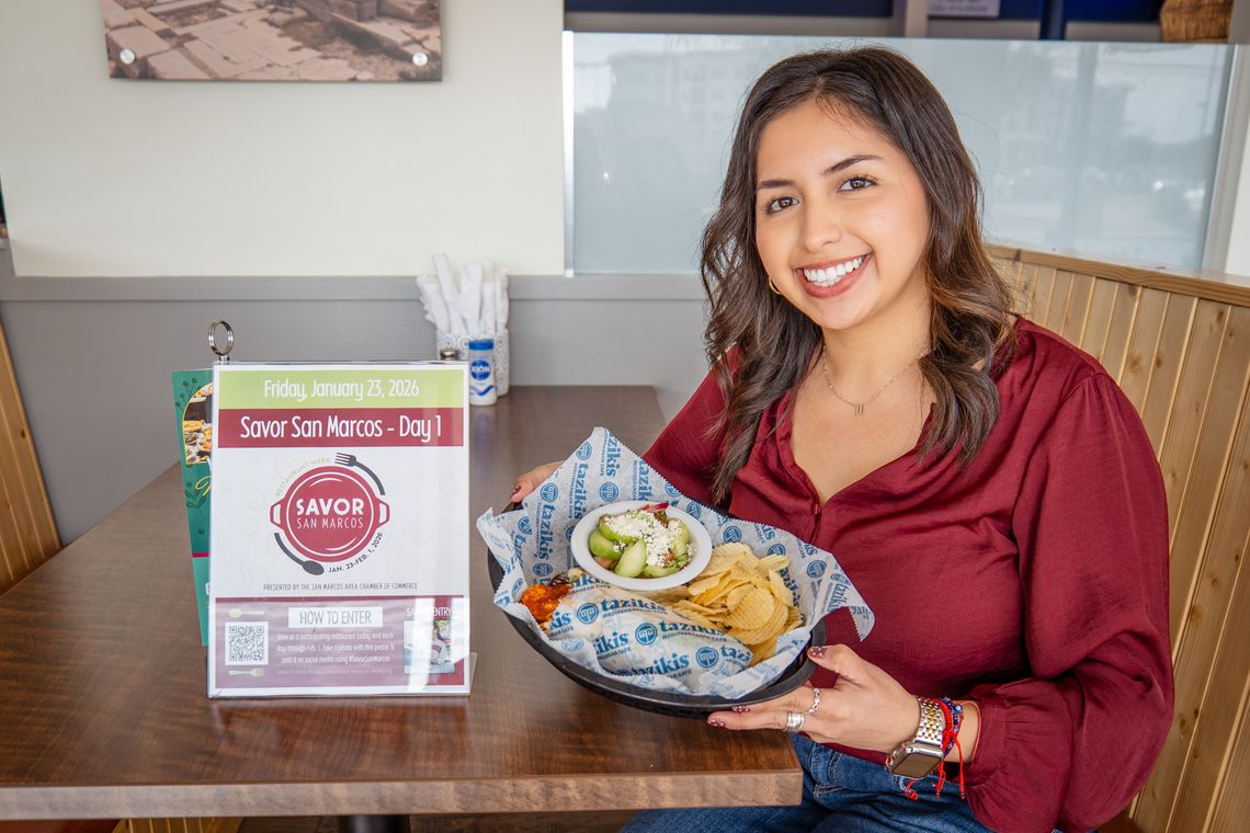 Savor San Marcos: A 10-Day Celebration of Local Restaurants Begins Friday