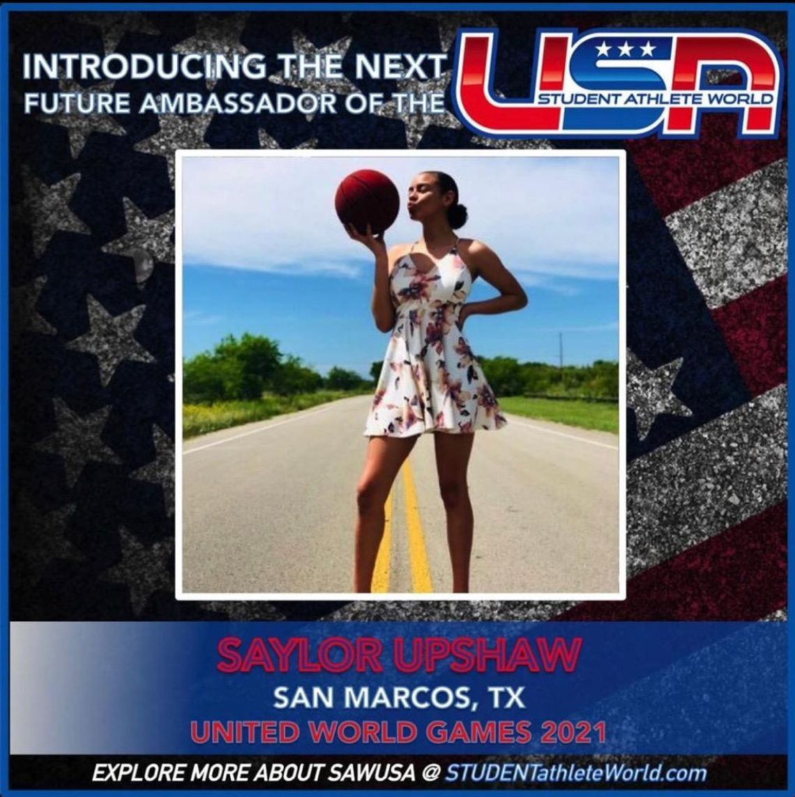 Saylor Upshaw invited to play in 2021 United World Games