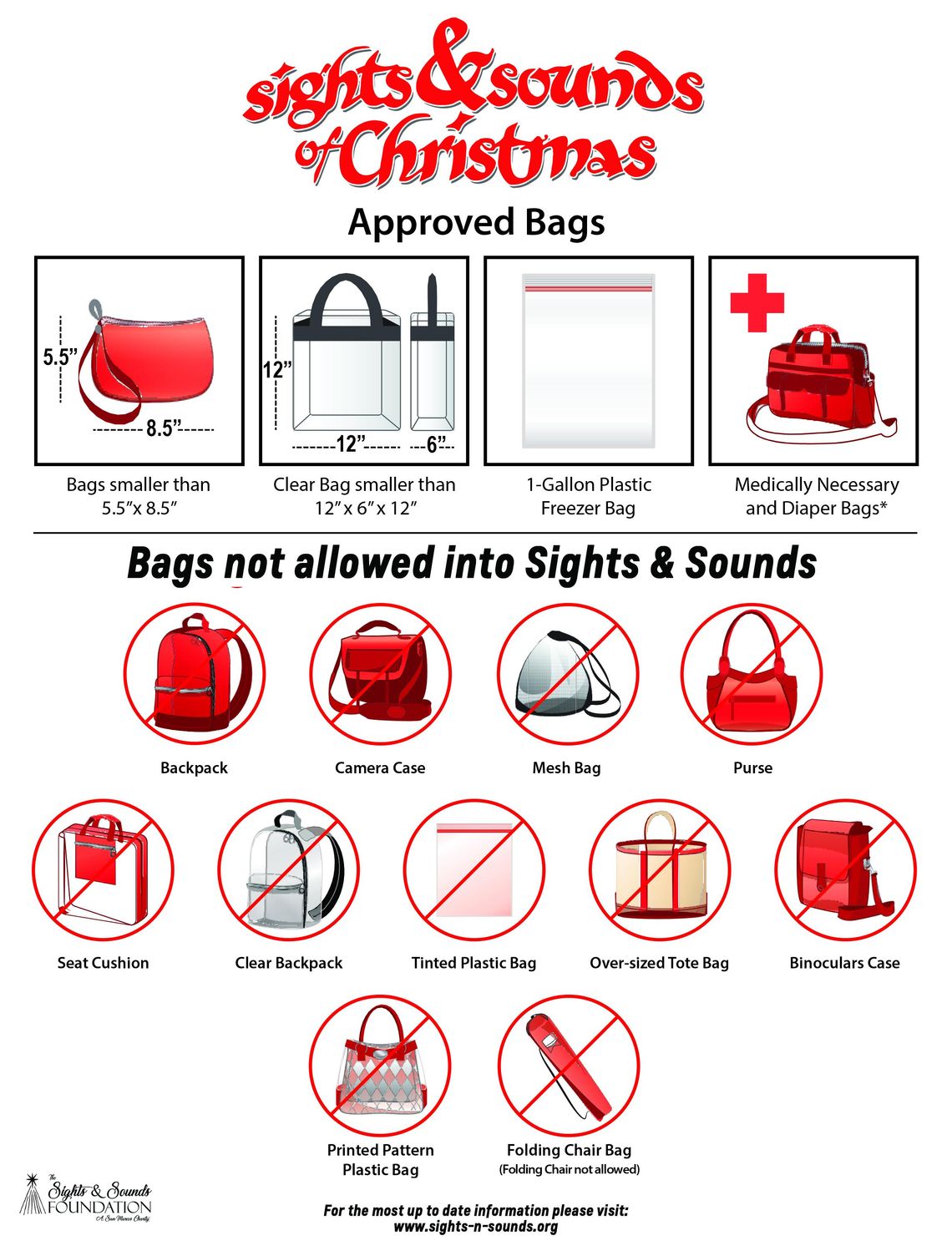 Sights & Sounds of Christmas to implement Clear Bag Policy