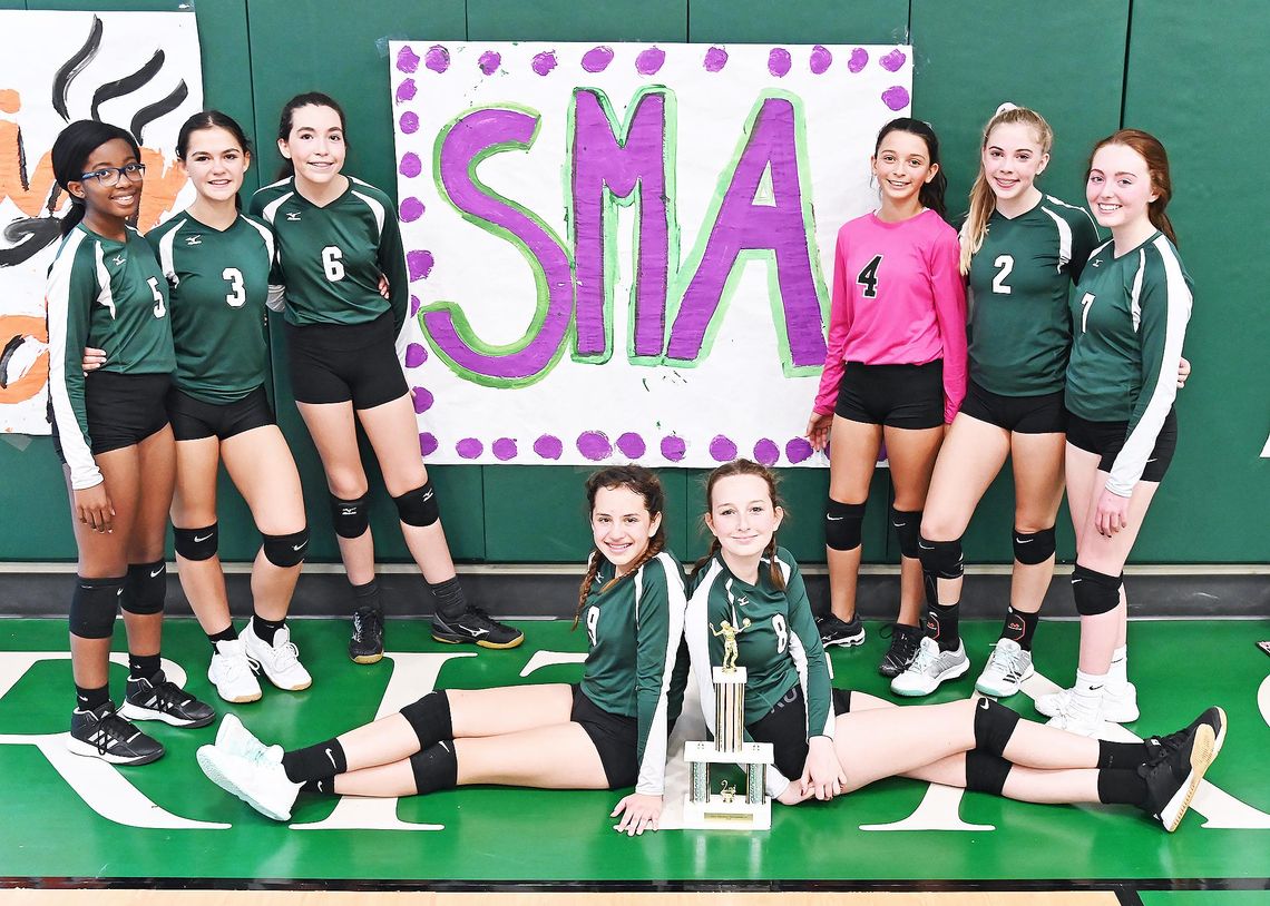 SMA Middle School takes 2nd at district tournament