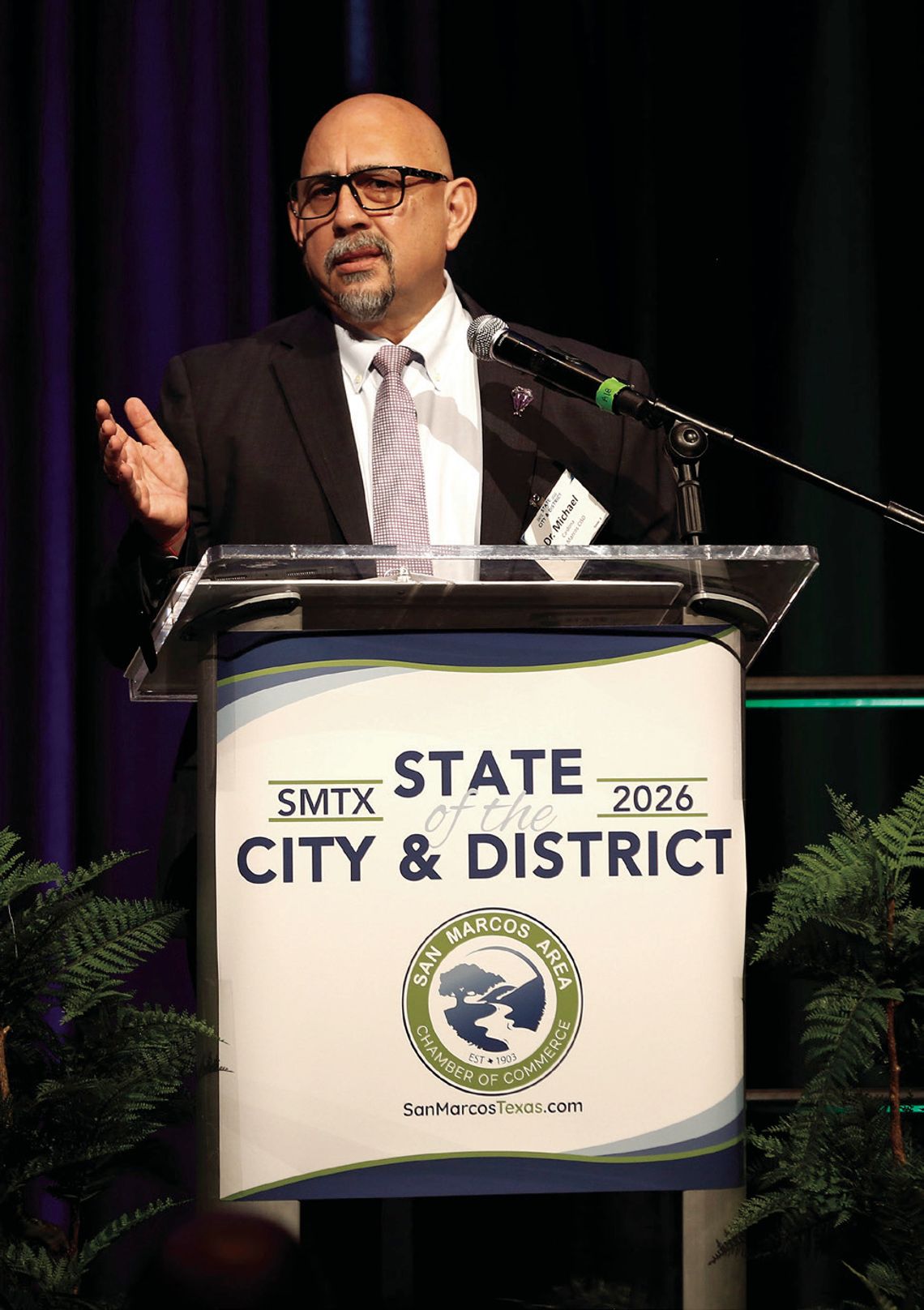 SMCISD’s Cardona touts district success to Chamber luncheon