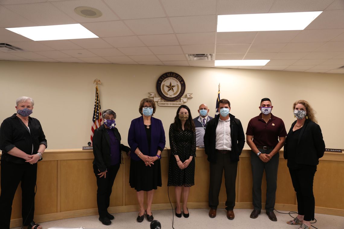 SMCISD swears in trustees; Board approves amended one-time employee payment SMCISD swears in trustees; Board approves amended one-time employee payment