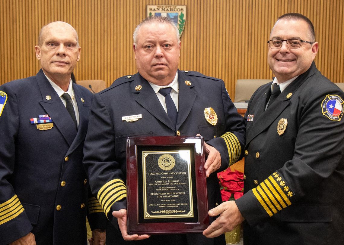 SMFD recognized with designation for 'Best Practices'