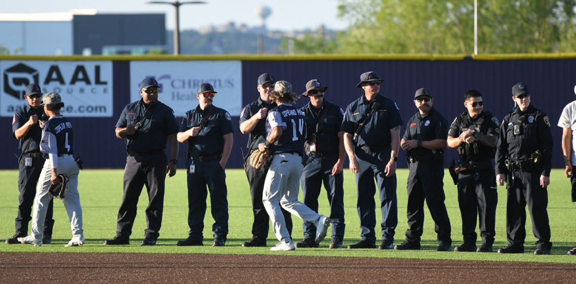 SMHS Baseball honors fallen officers with special uniforms