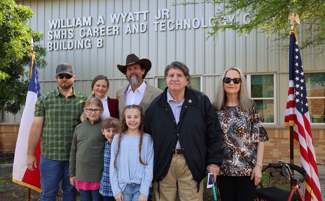 SMHS dedicates career and tech building in honor of former teacher