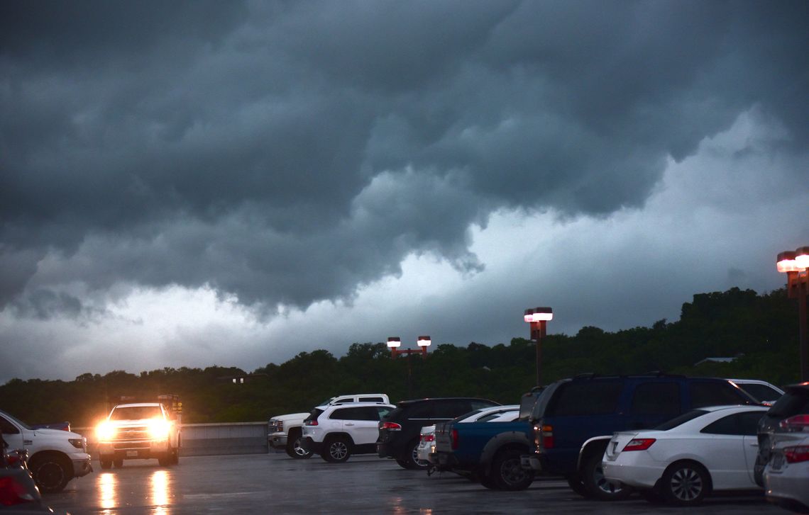 Storm brings rain, wind and flash flood warning