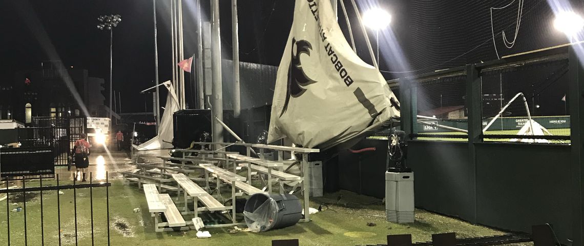 Storms wreak havoc at Conference Tournament