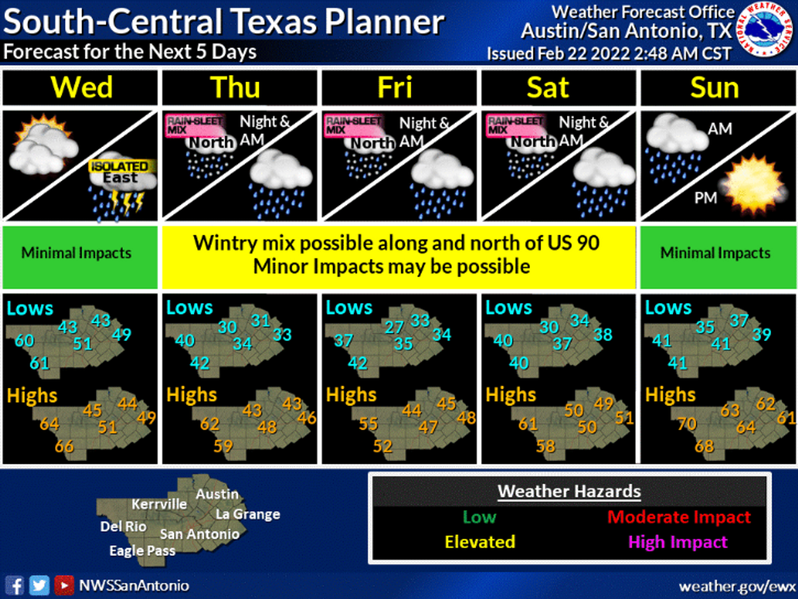 Strong cold front to blow through Wednesday