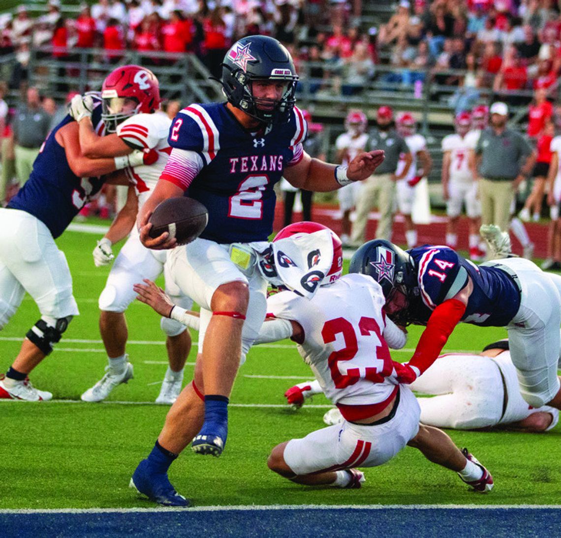Texans face old foe Cuero in the regional semifinals