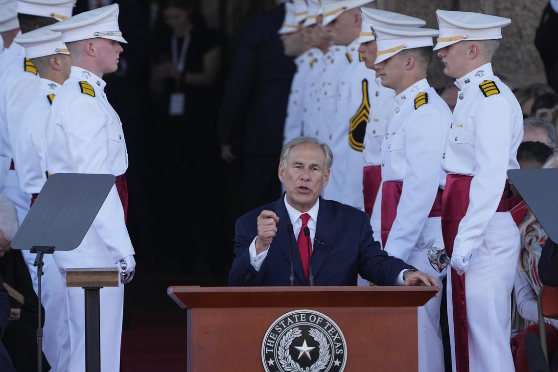 Texas' Abbott begins 3rd term promising safer schools